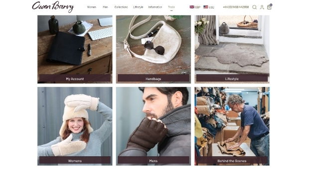 Owen Barry launches wholesale trade website